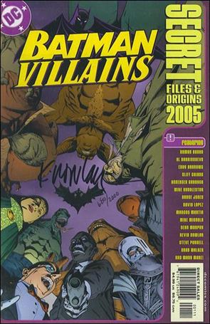 Batman Villains: Secret Files and Origins issue 2005-B Dynamic Forces (Signed by Kevin Nowlan) 1/2000
