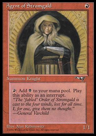Magic the Gathering: Alliances (Base Set) card 64-B Agent of Stromgald