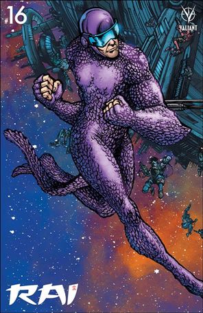 Rai (2014) issue 16-D Ryan Lee 1:20 Mega-Cover