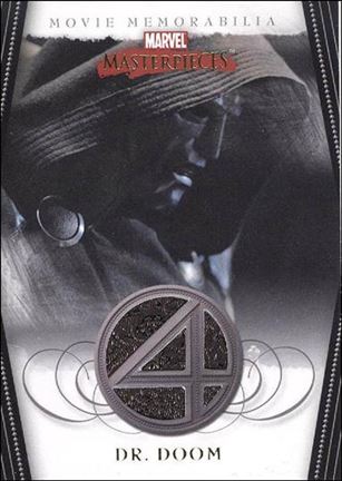 2008 Marvel Masterpieces: Series 2 (Movie Memorabilia Subset) card 5-C Dr. Doom - Gold Swatch