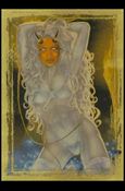 Lady Death and the Women of Chaos!: Love Bites (Gold-Brushed Foil Subset) Cover Image 1