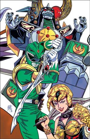 Mighty Morphin Power Rangers issue 1-SE Felipe Smith Emerald City Comic Con Cover