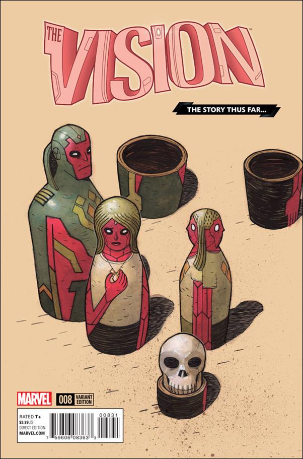 Vision (2016) issue 8-C Gabriel Hernandez Walta The Story Thus Far.. Cover