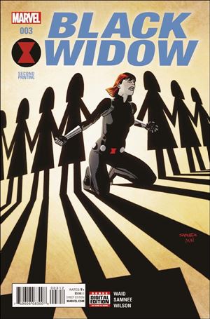 Black Widow (2016) issue 3-D Chris Samnee Cover (Second Printing)