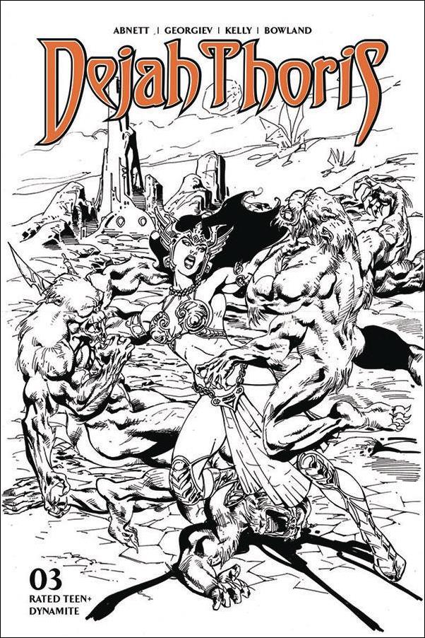 Dejah Thoris (2019) issue 3-G Roberto Castro 1:7 Black and White Cover