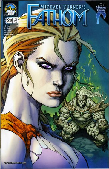 Michael Turner's Fathom (2008) issue 4-B Ale Garza "Upper Right" Cover