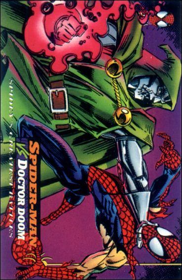 Amazing Spider-Man (Base Set) card 113 Spider-Man vs Doctor Doom