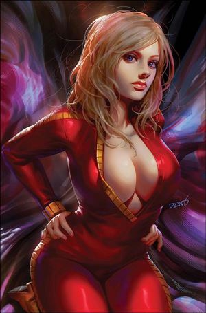Barbarella (2021) issue 3-Q Derrick Chew Virgin Cover