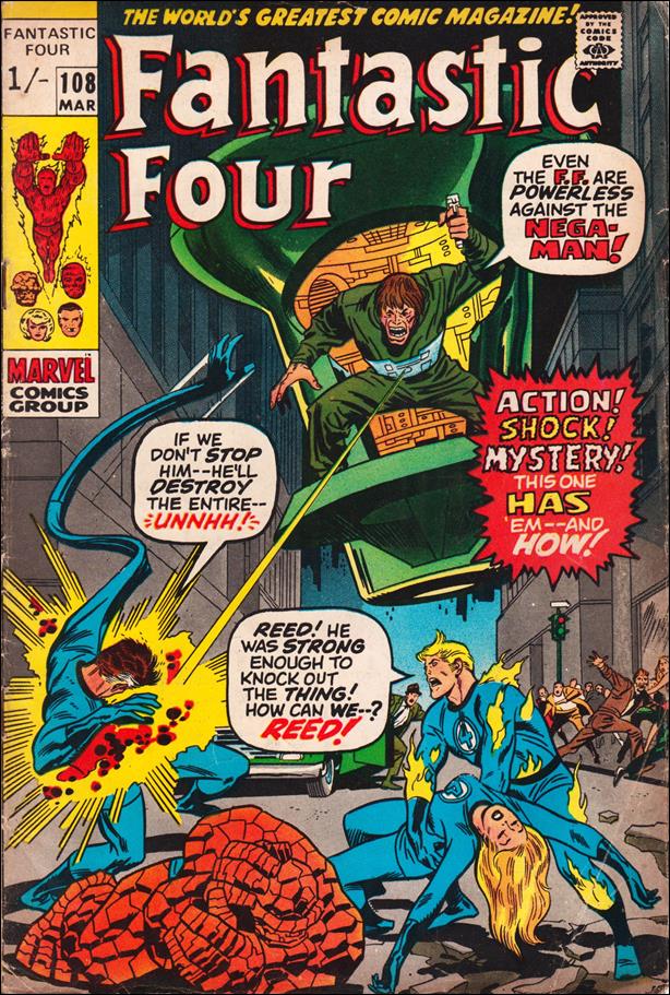 Fantastic Four (1961) issue 108-B UK Price Cover