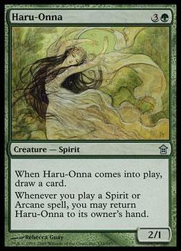 Magic the Gathering: Saviors of Kamigawa (Base Set) card 132 Haru-Onna