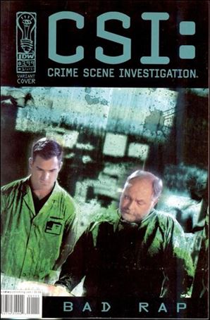 CSI: Crime Scene Investigation-Bad Rap issue 1-B Black Border Cover