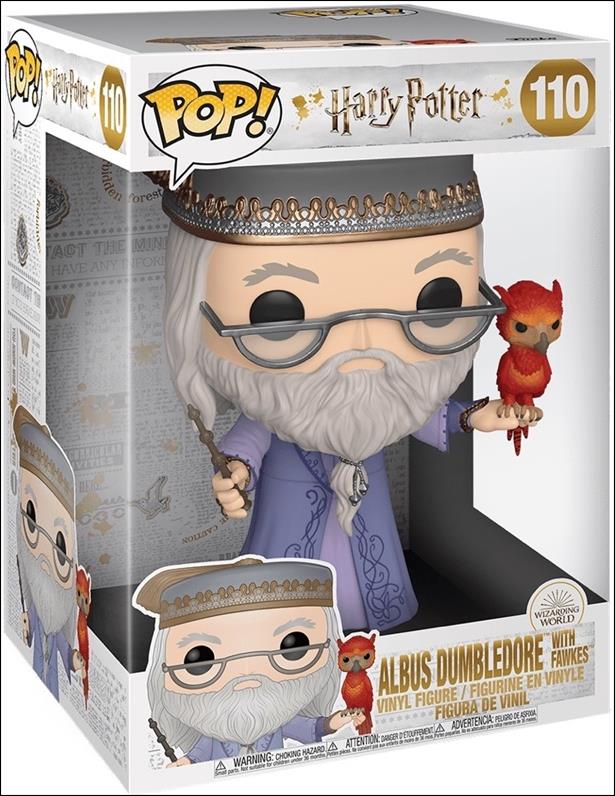 POP! Harry Potter figure 110 Albus Dumbledore with Fawkes (10 Inch)