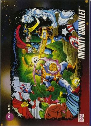 Marvel Universe: Series 3 (Base Set) card 189 Infinity Guantlet