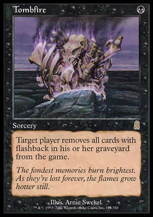 Magic the Gathering: Odyssey (Base Set) card 165 Tombfire