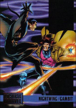 DC Versus Marvel / Marvel Versus DC (Base Set) card 60 Nightwing/Gambit