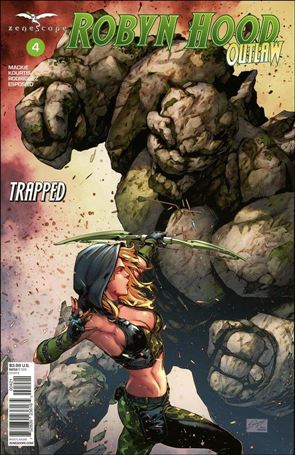 Robyn Hood: Outlaw issue 4-B Edgar Salazar Cover