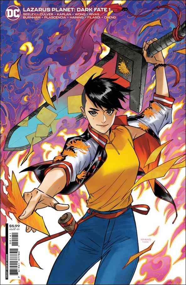 Lazarus Planet: Dark Fate issue 1-D Haining Cardstock Cover