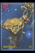 Marvel Heroes Figure Factory: Series 1 (Base Set) card 33 Sabretooth