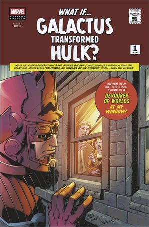 What If...? Galactus Transformed Hulk? issue 1-C Mark Bagley Sci-Fi Homage Cover