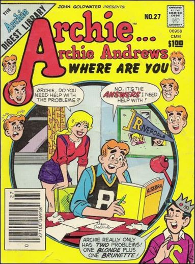 Archie…Archie Andrews, Where Are You Comics Digest Magazine issue 27