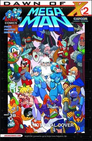 Mega Man issue 38-B Ben Bates Cover