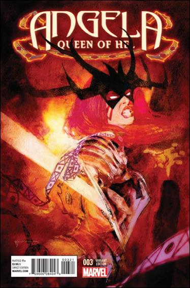 Angela: Queen of Hel issue 3-B Bill Sienkiewicz 1:25 Cover