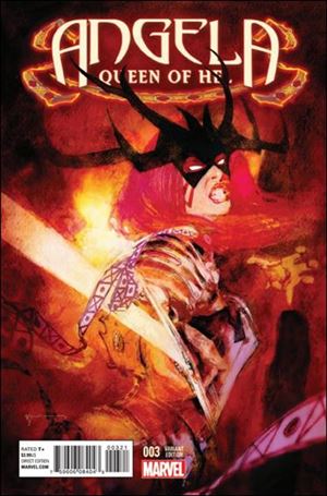 Angela: Queen of Hel issue 3-B Bill Sienkiewicz 1:25 Cover