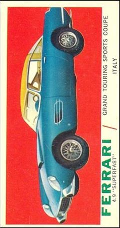 Sports Cars (1961) (Base Set) card 48 Ferrari 4.9 