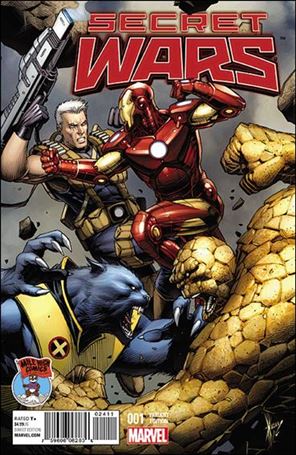 Secret Wars issue 1-SS Dale Keown Mile High Comics Cover 1/3000