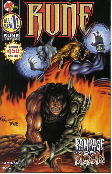 Rune (1995) issue 1-B Enhanced Art Cover