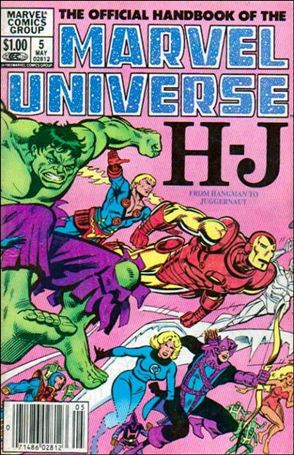 Official Handbook of the Marvel Universe (1983) issue 5-B Newsstand Edition