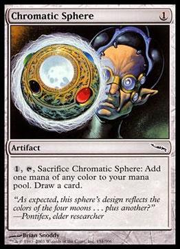 Magic the Gathering: Mirrodin (Base Set) card 151 Chromatic Sphere
