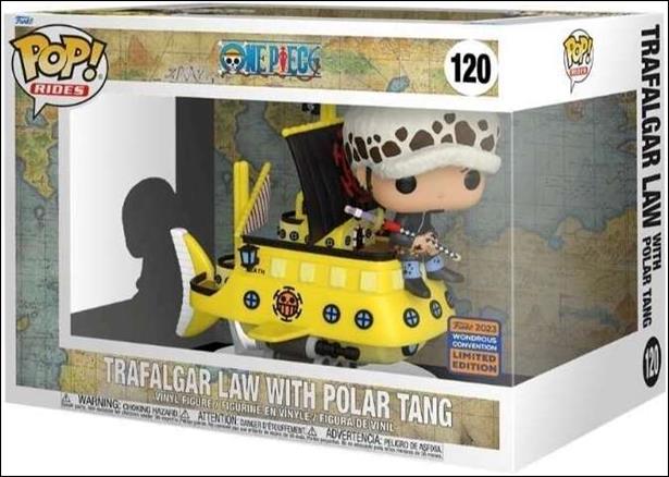 POP! Rides figure 120-B Trafalgar Law w/ Polar Tang Wondrous Con Exclusive