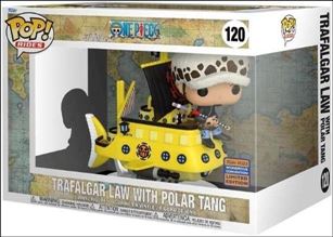 POP! Rides figure 120-B Trafalgar Law w/ Polar Tang Wondrous Con Exclusive