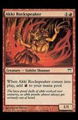 Magic the Gathering: Champions of Kamigawa (Base Set) card 154 Akki Rockspeaker