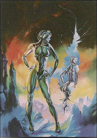 Julie Bell (Tekchrome Subset) card T2 Looking