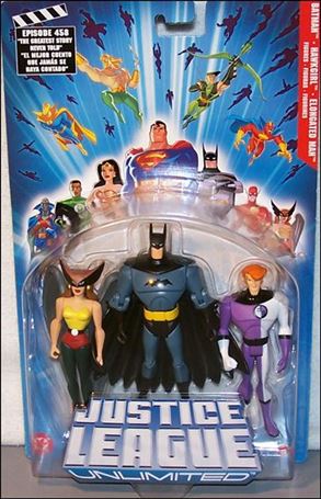 Justice League Unlimited (Animated) 3-packs figure 1-- Batman - Hawkgirl - Elongated Man