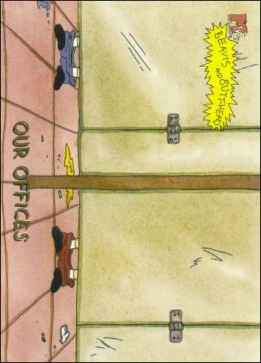 Beavis and Butt-Head (Base Set) card '6914' Our Offices