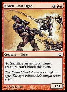 Magic the Gathering: Fifth Dawn (Base Set) card 71 Krark-Clan Ogre