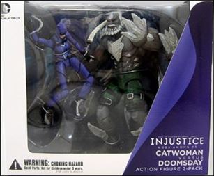 Injustice: Gods Among Us (2-Packs) figure 7 Catwoman versus Doomsday