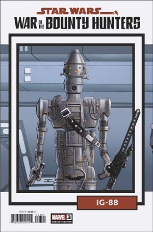 Star Wars: War of the Bounty Hunters issue 3-D John Cassaday 1:25 Trading Card Cover