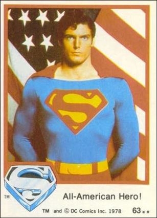 Superman (Movie) Series 1 (Base Set) card 63 All-American Hero!