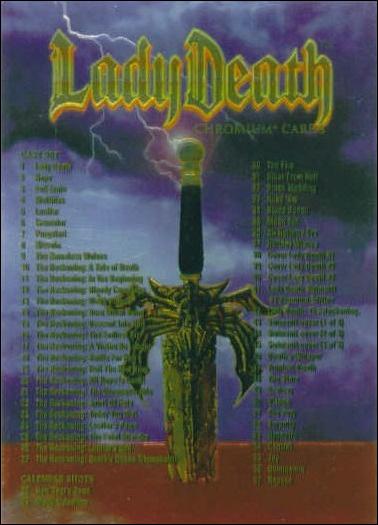 Lady Death All Chromium (Base Set) card 100 Checklist