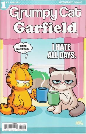 Grumpy Cat / Garfield issue 1-D Tony Fleecs Cover