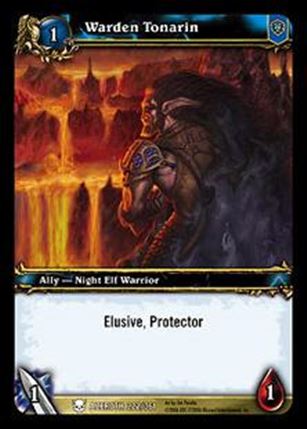 World of Warcraft: Heroes of Azeroth (Base Set) card 222 Warden Tonarin