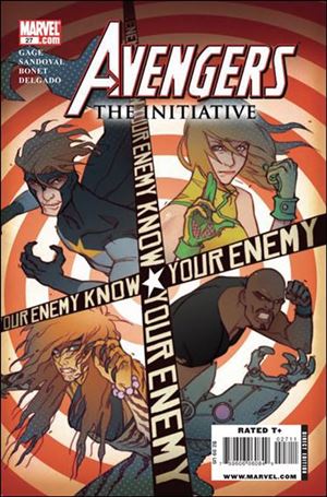 Avengers: The Initiative issue 27 Matteo De Longis Cover