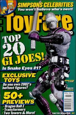 Toyfare: The Toy Magazine issue 63-B Snake Eyes Cover