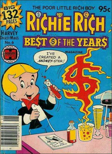 Richie Rich Best of the Years issue 6 Digest Sized