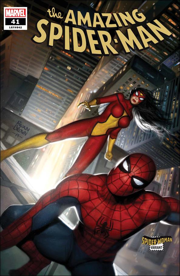 Amazing Spider-Man (2018) issue 41-B Ryan Brown Spider-Woman Cover