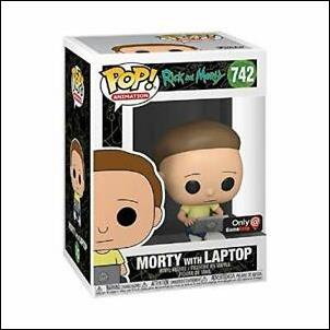 POP! Animation figure 742 Morty with laptop